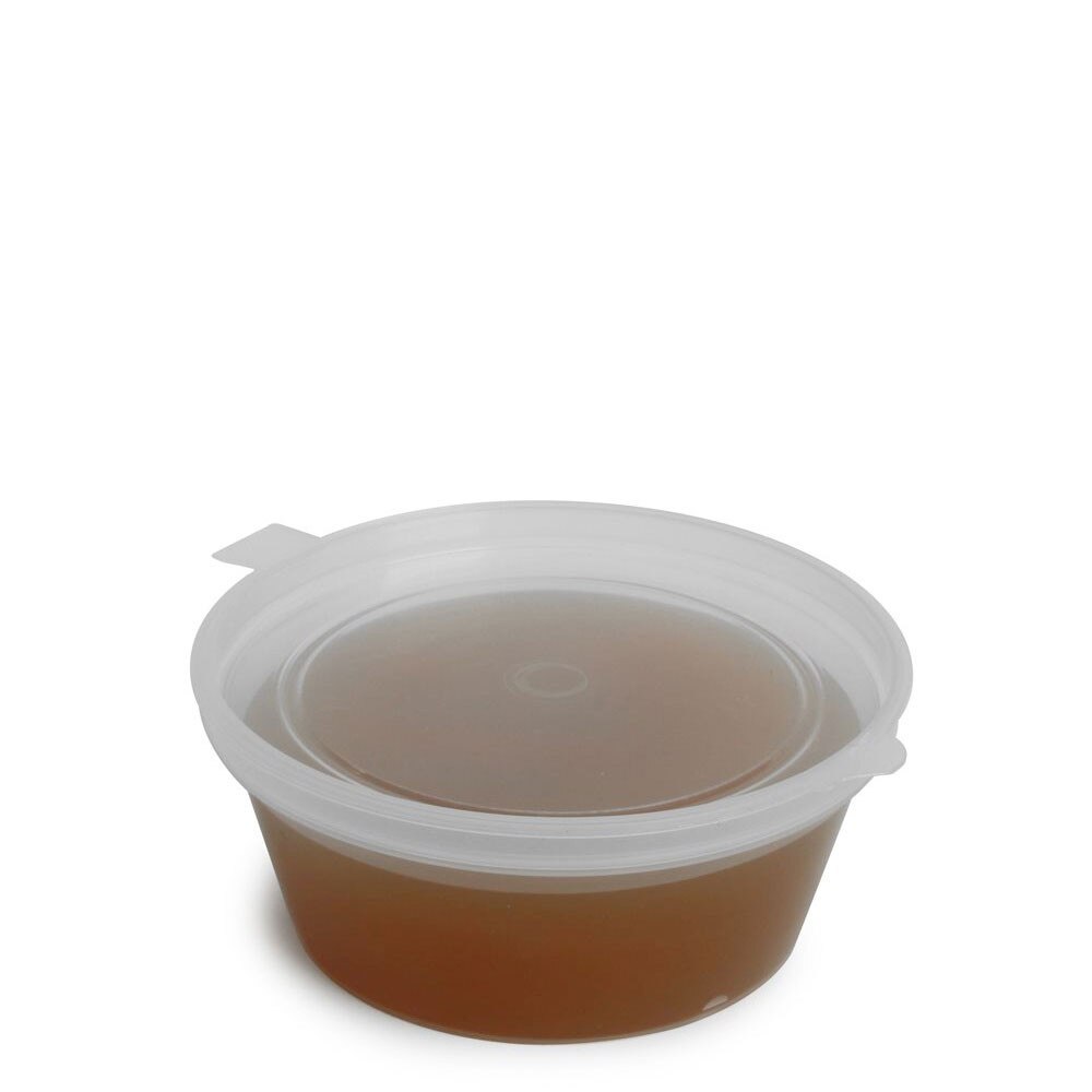 Sauce Pot with Hinged Lid 2oz - 1000
